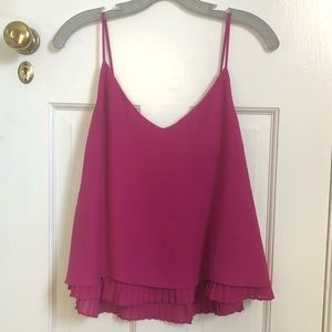 Tildon magenta tank top